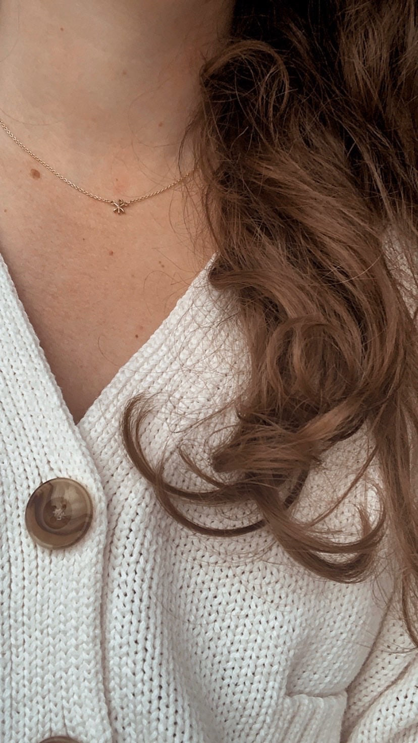 14K Gold Chi Rho Necklace