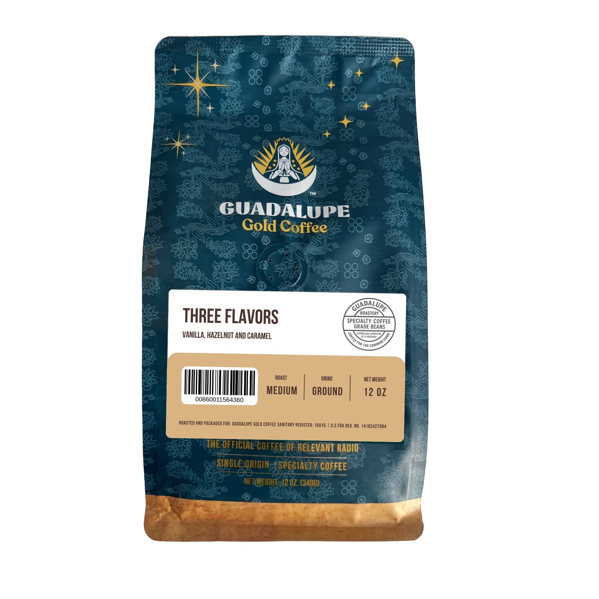 Guadalupe Gold – Vanilla, Hazelnut and Caramel Flavors