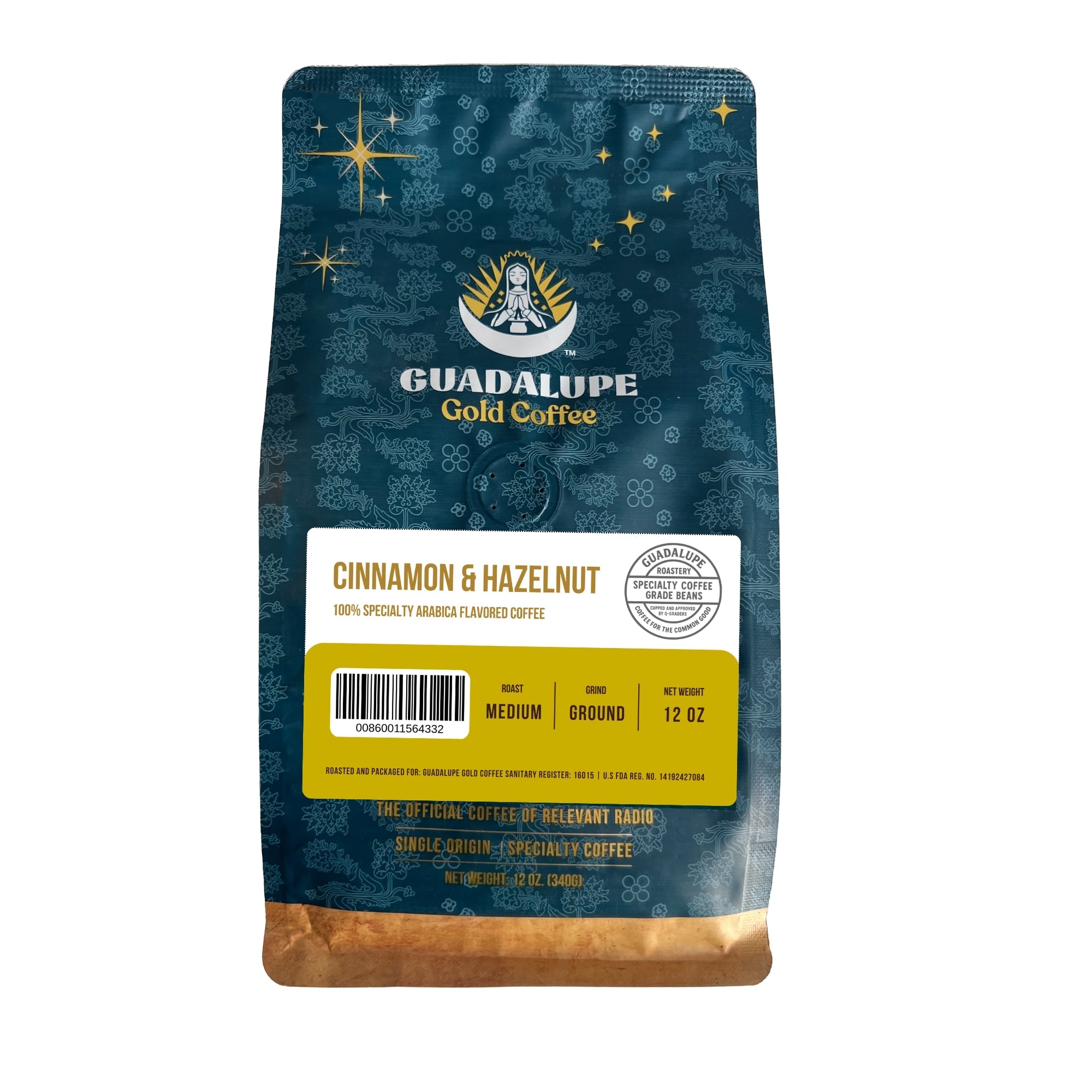 Guadalupe Gold - Cinnamon & Hazelnut Flavored Coffee