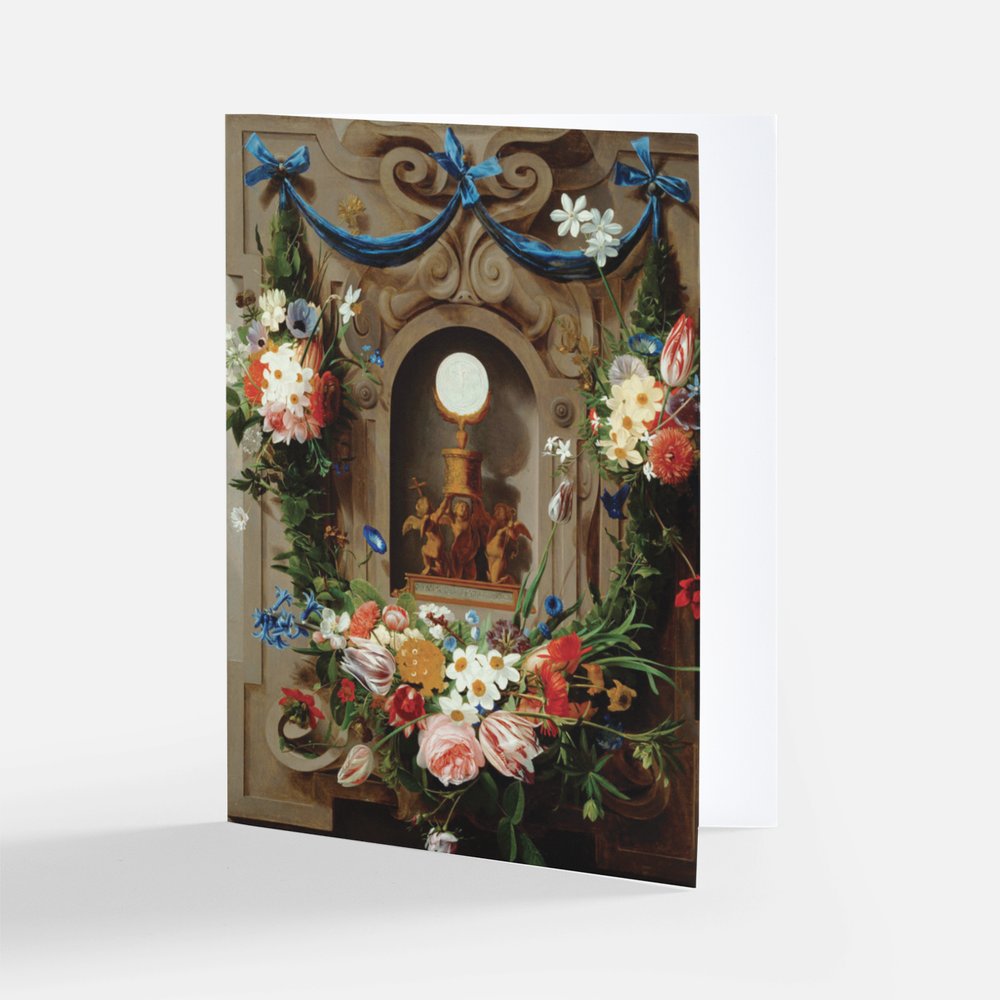 Eucharist in a Wreath of Flowers (van der Baren)