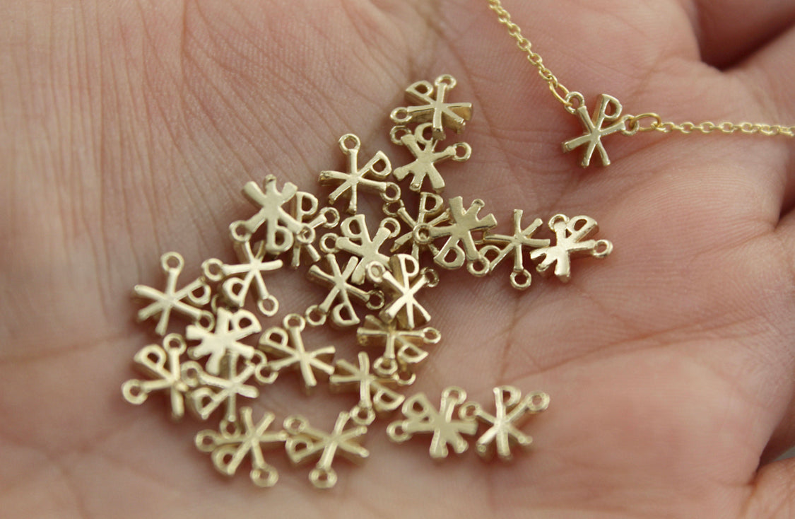 14K Gold Chi Rho Necklace