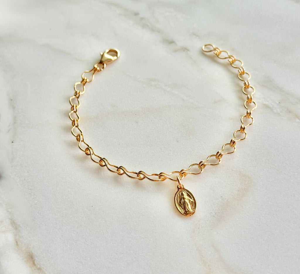 Marian Consecration Miraculous Medal Bracelet