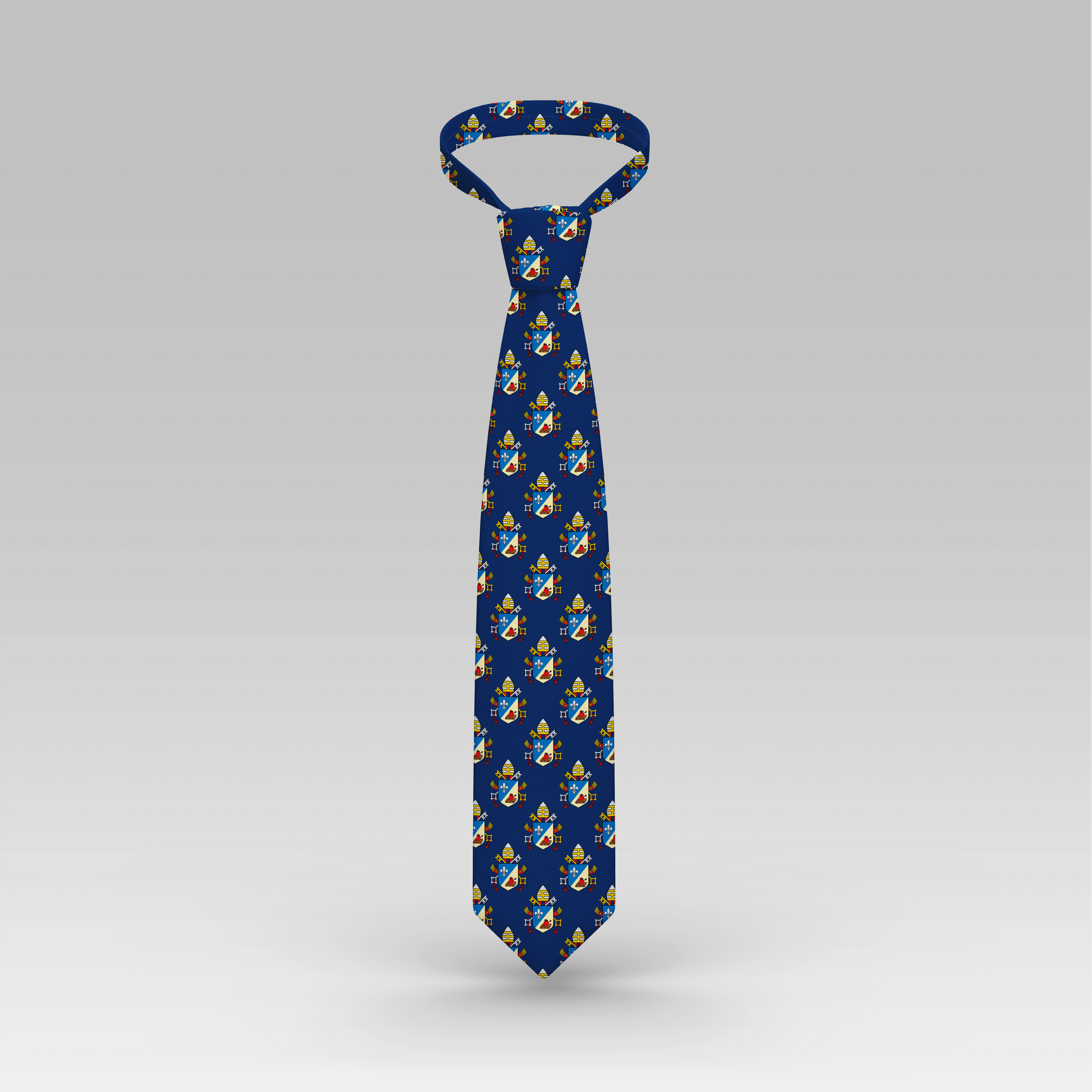 Pope Leo XIV Navy Necktie