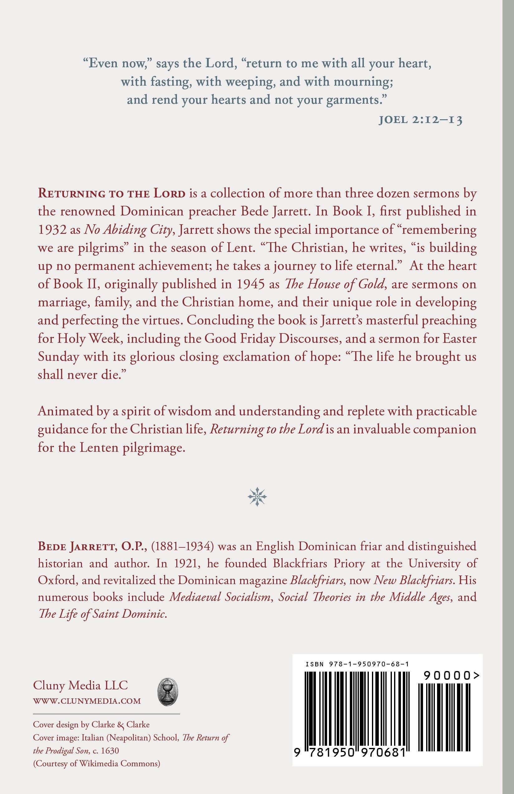 Returning to the Lord