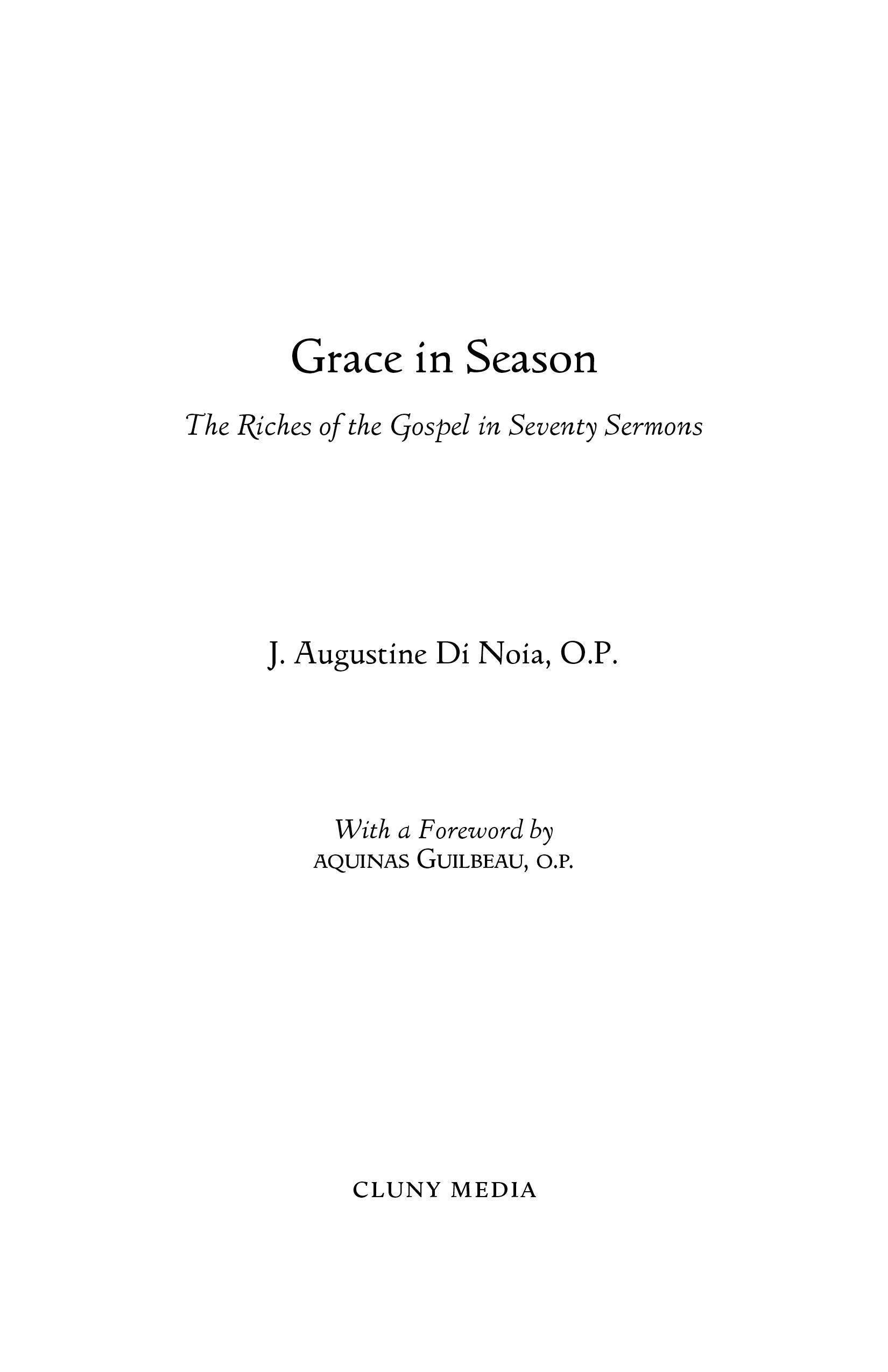 Grace in Season