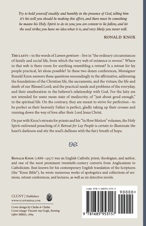 A Retreat for Lay People