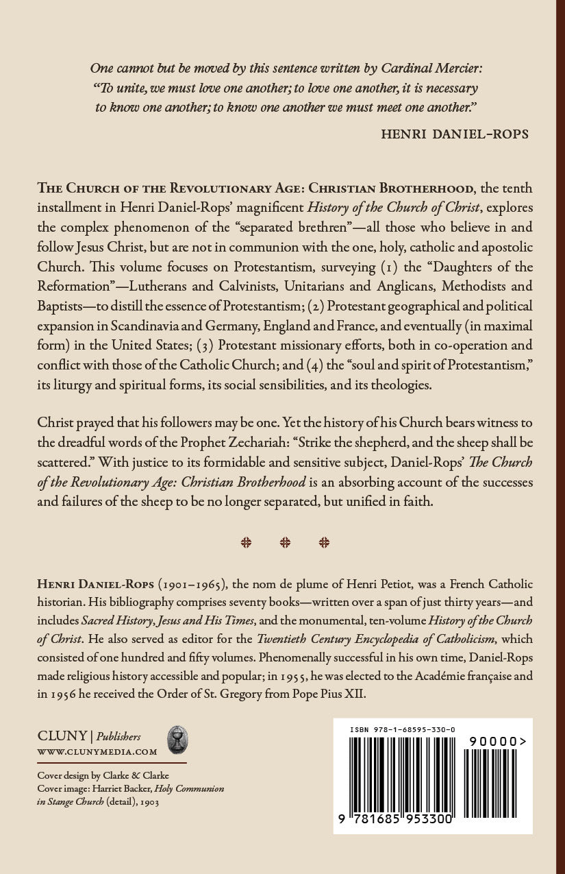 The Church of the Revolutionary Age: Christian Brotherhood, Volume 1