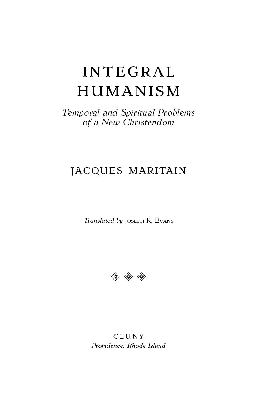 Integral Humanism