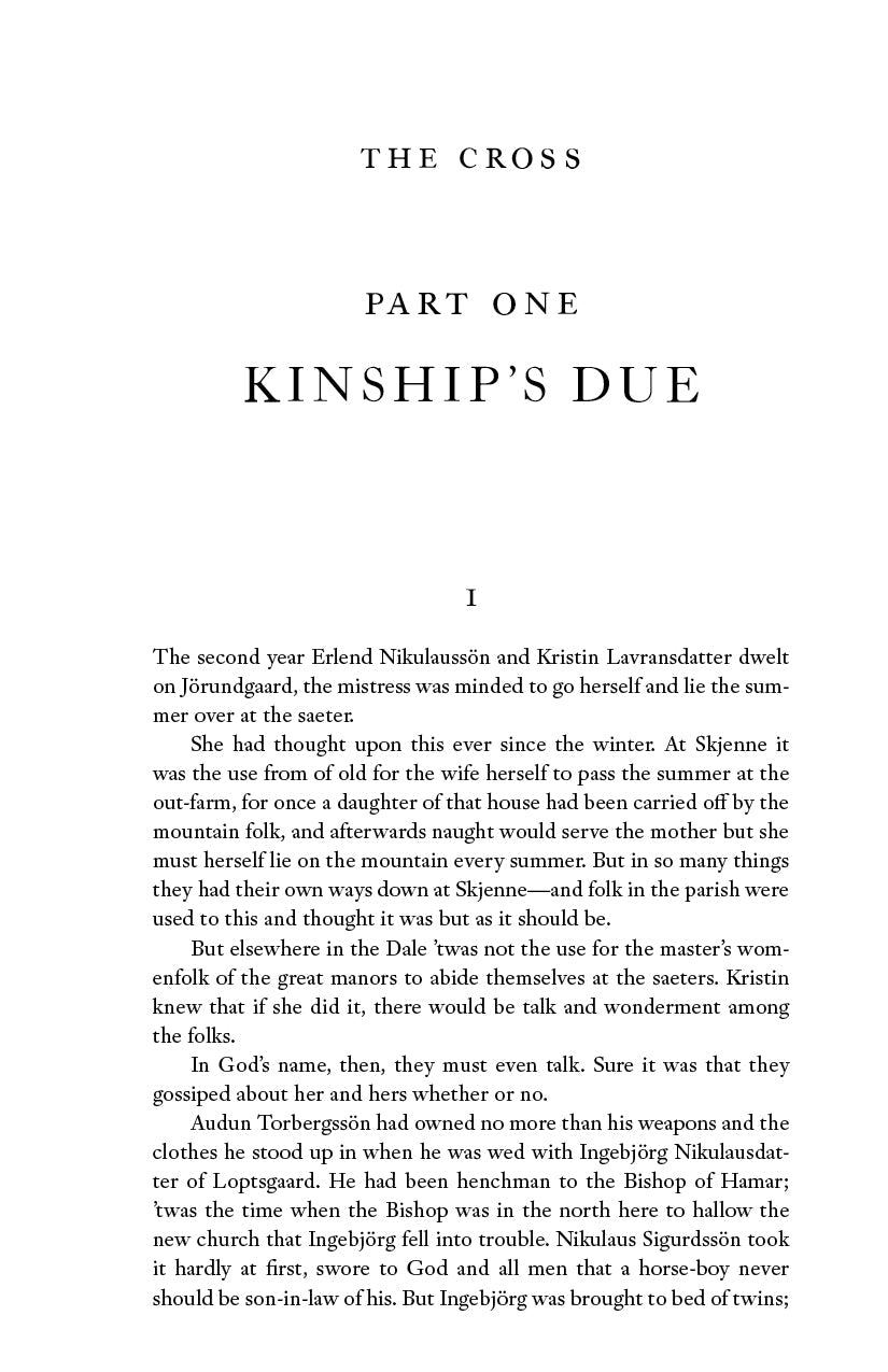 Kristin Lavransdatter: The Cross (Volume III)