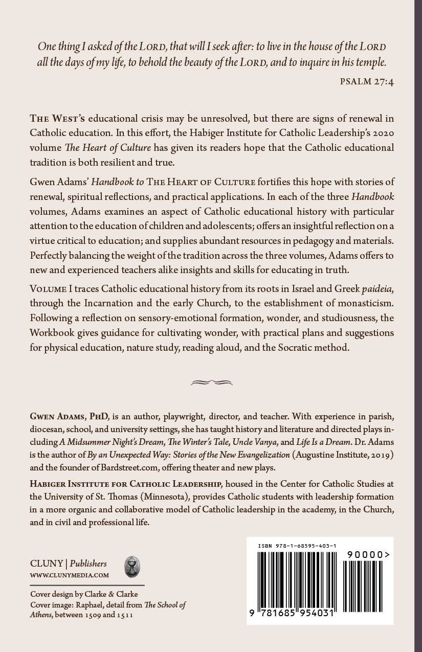 Handbook to The Heart of Culture, Volume I