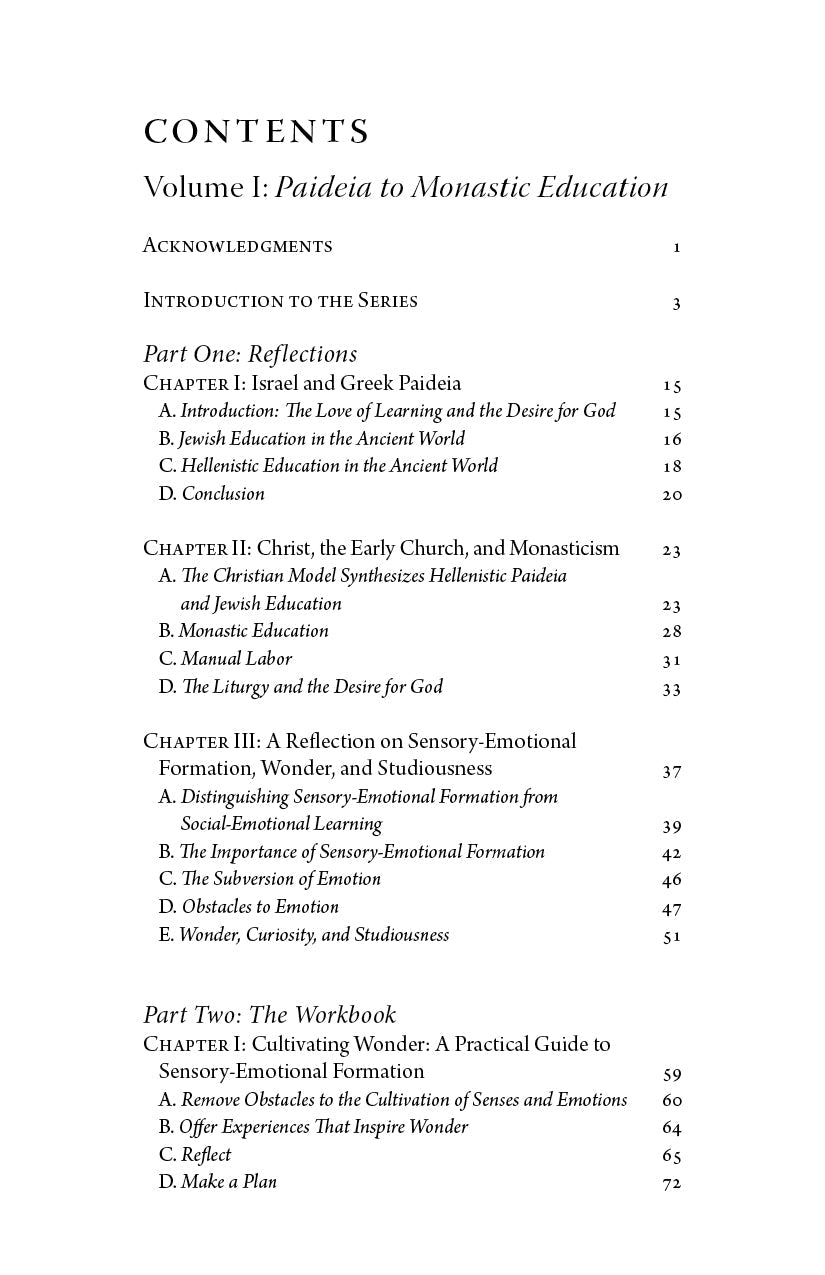 Handbook to The Heart of Culture, Volume I