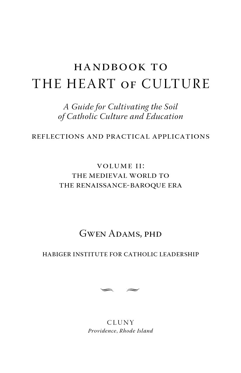 Handbook to The Heart of Culture, Volume II