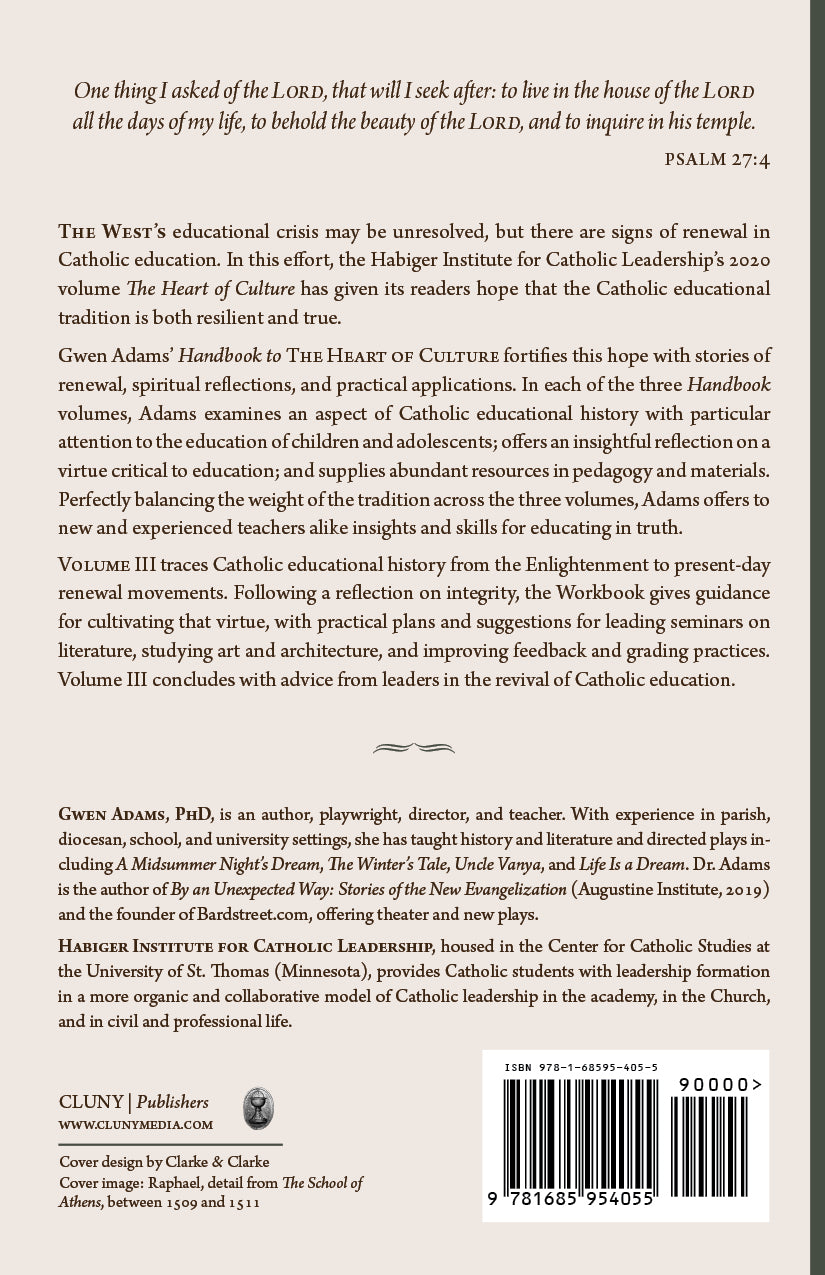 Handbook to The Heart of Culture, Volume III