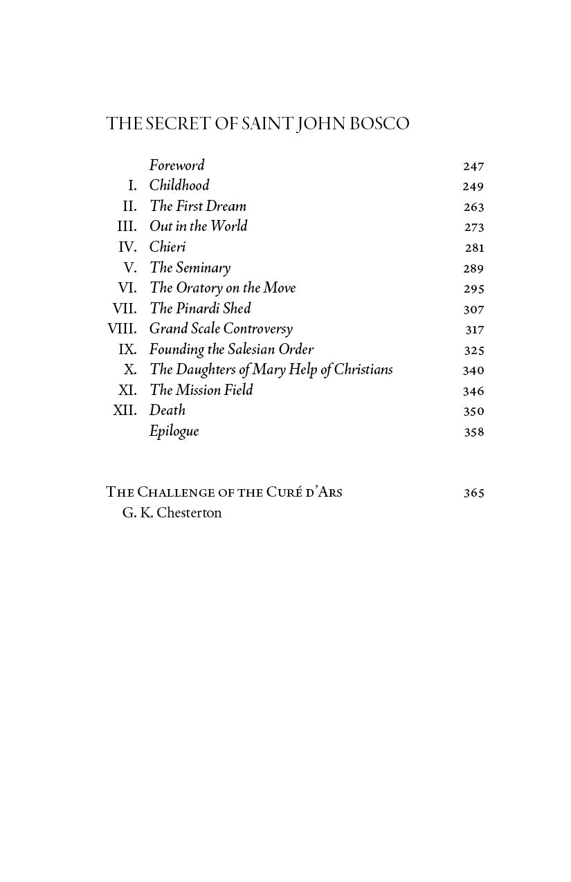 Secrets of the Saints