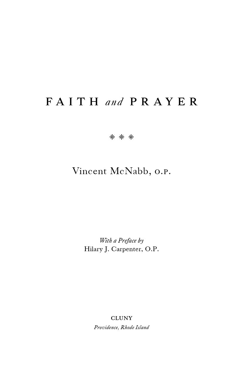 Faith and Prayer