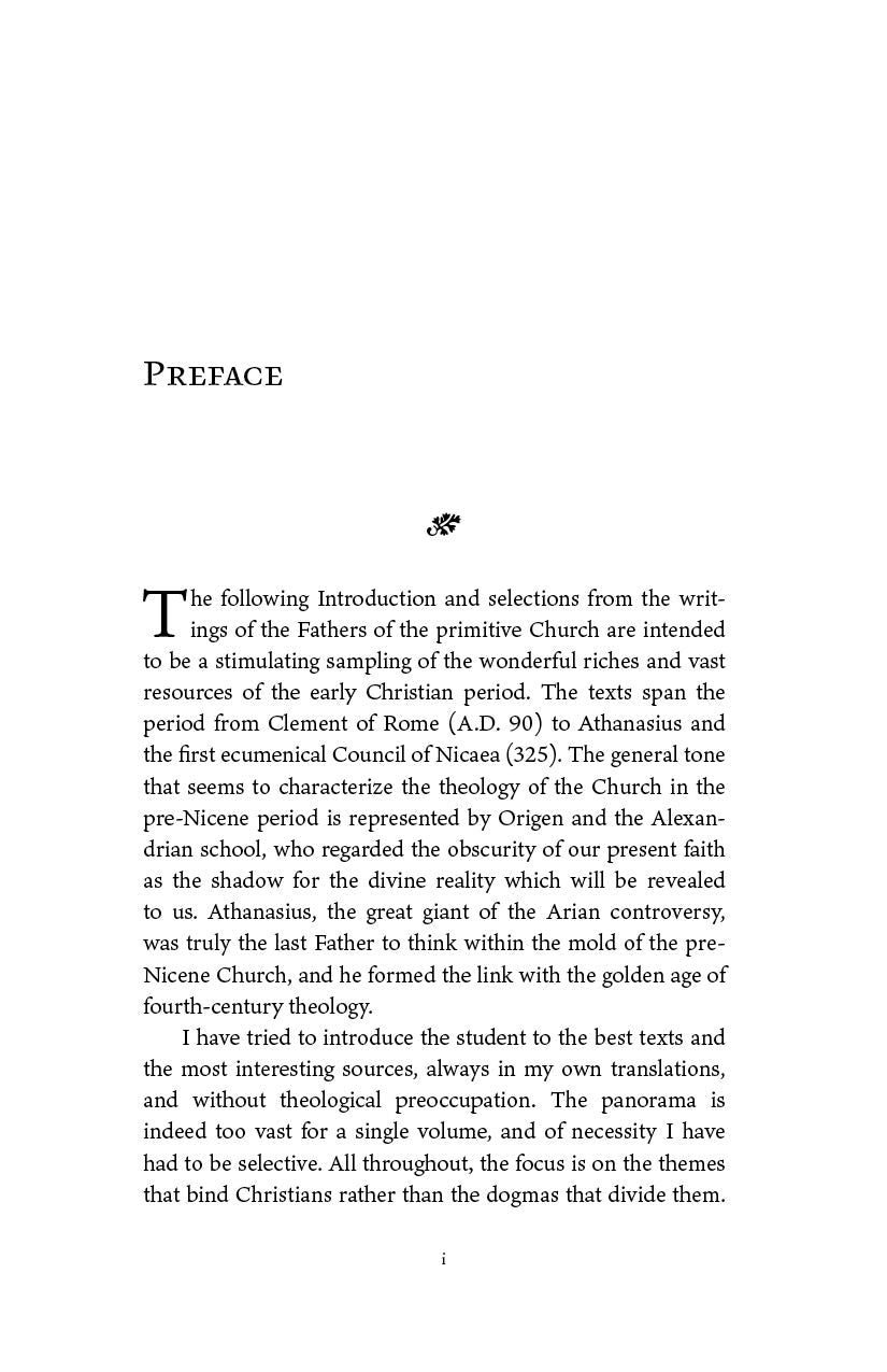 Fathers of the Primitive Church