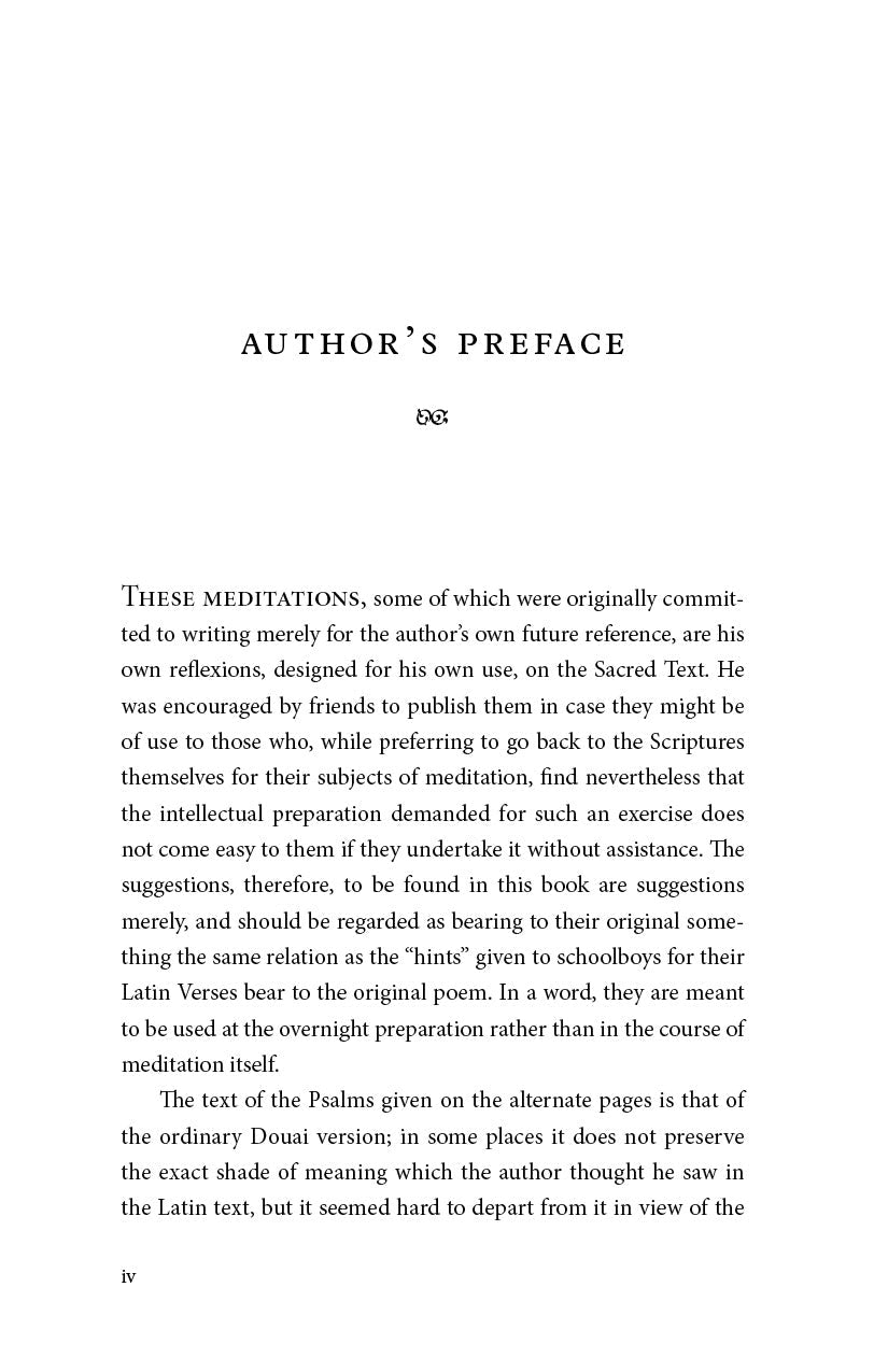 Meditations on the Psalms