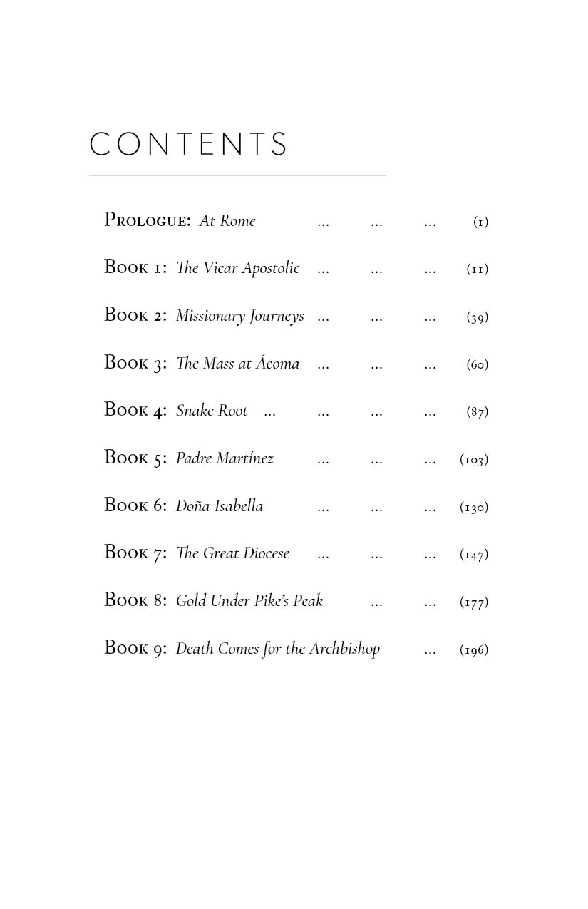 Death Comes for the Archbishop