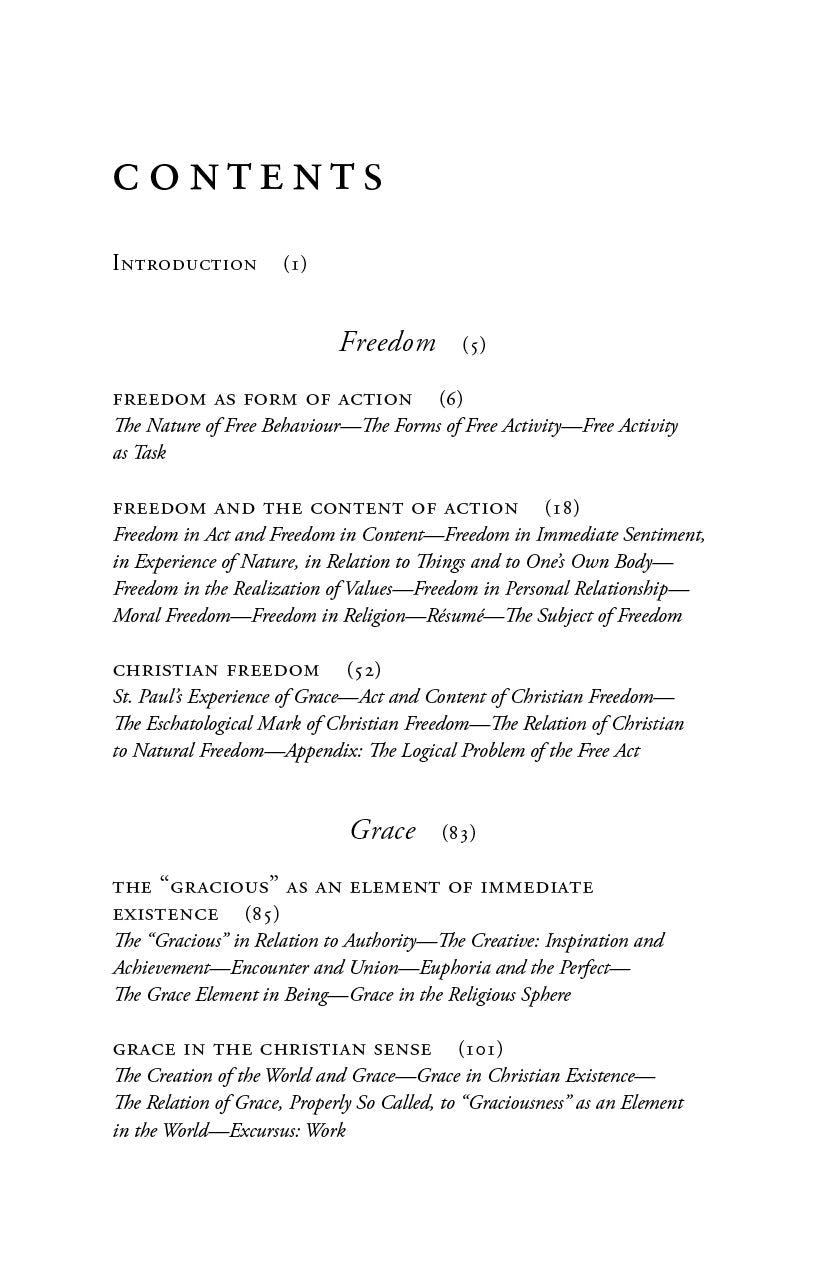 Freedom, Grace, and Destiny