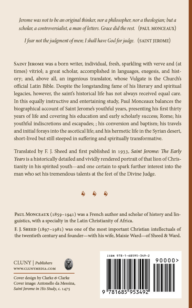 Saint Jerome: The Early Years