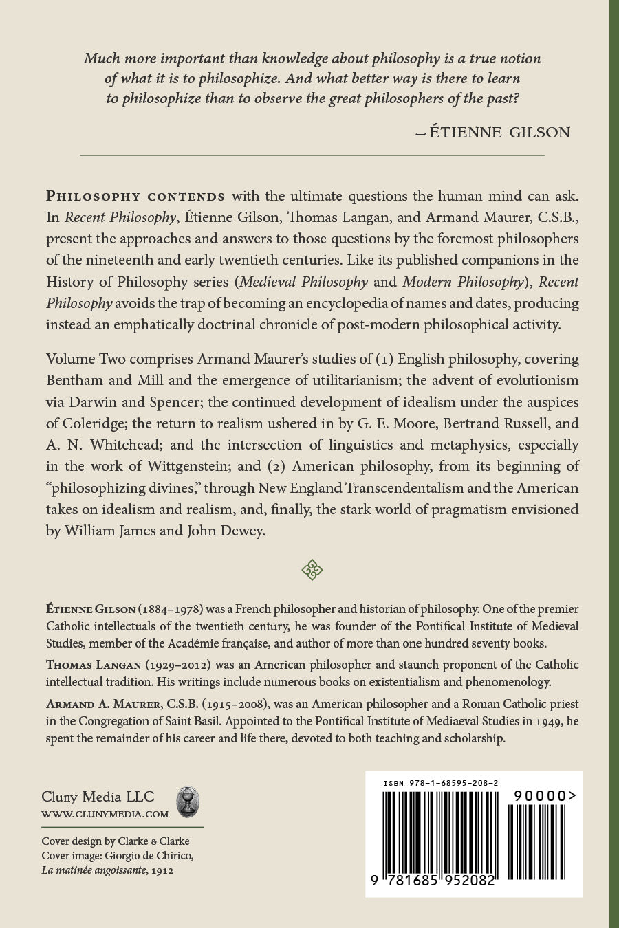 Recent Philosophy, Volume 2