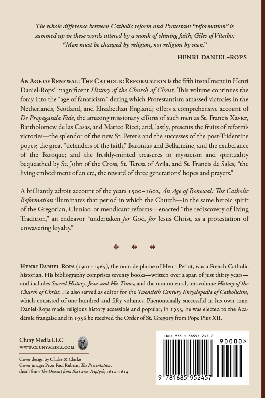 An Age of Renewal: The Catholic Reformation, Volume 2