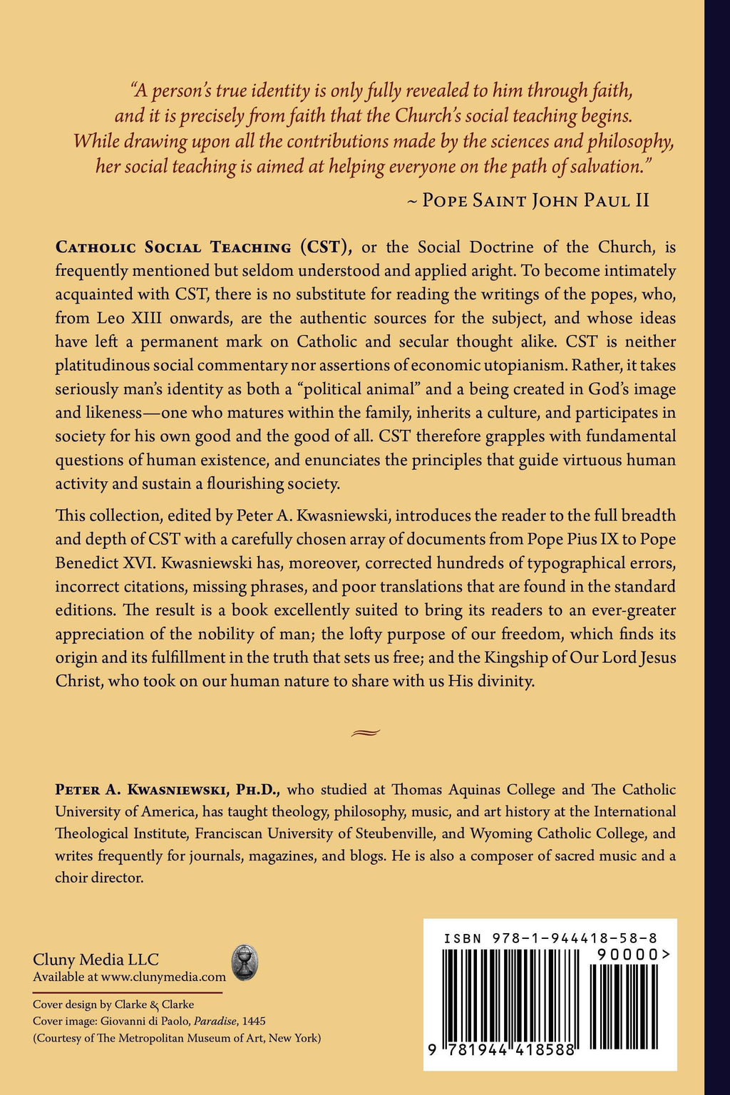 A Reader in Catholic Social Teaching