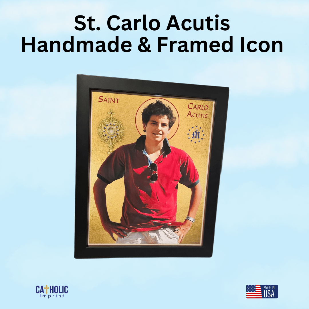 St. Carlo Acutis Framed Icon